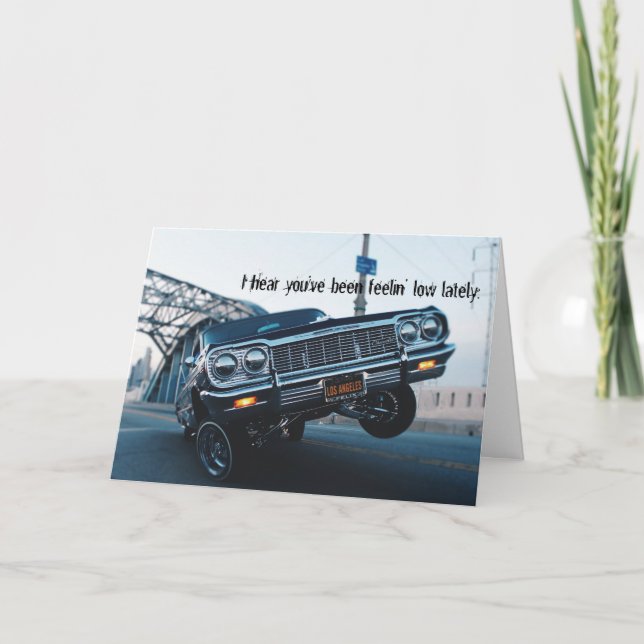 Carte card soon lowrider classic (Devant)