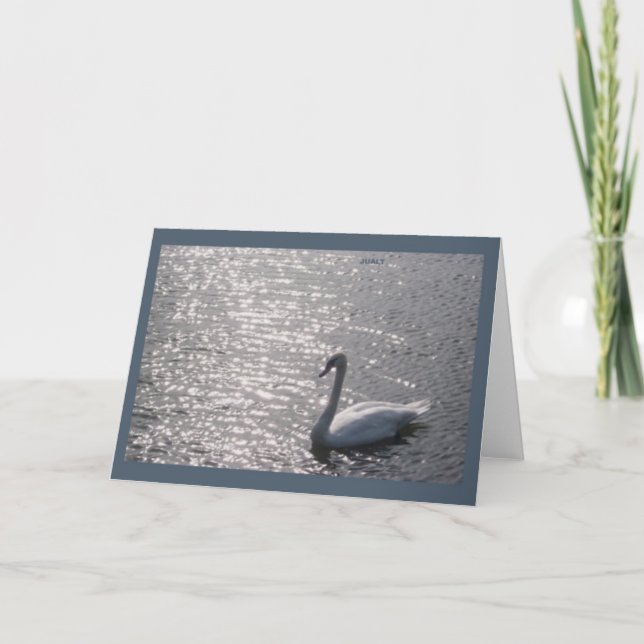 Carte Card Swan 02 (Devant)