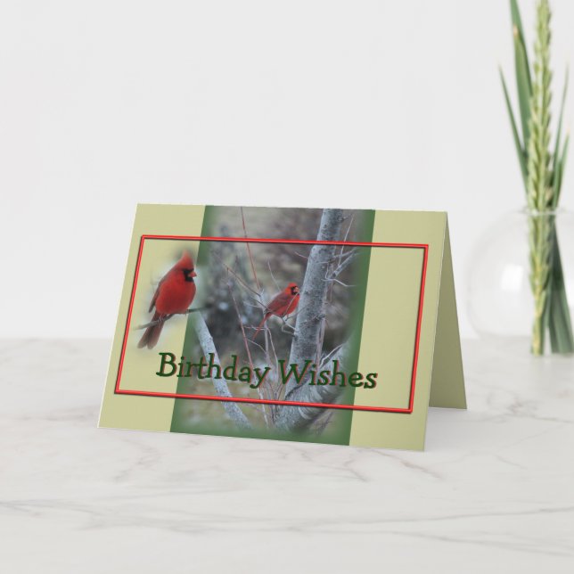 Carte Cardinal dans la personnaliser d'arbre d'érable (Devant)