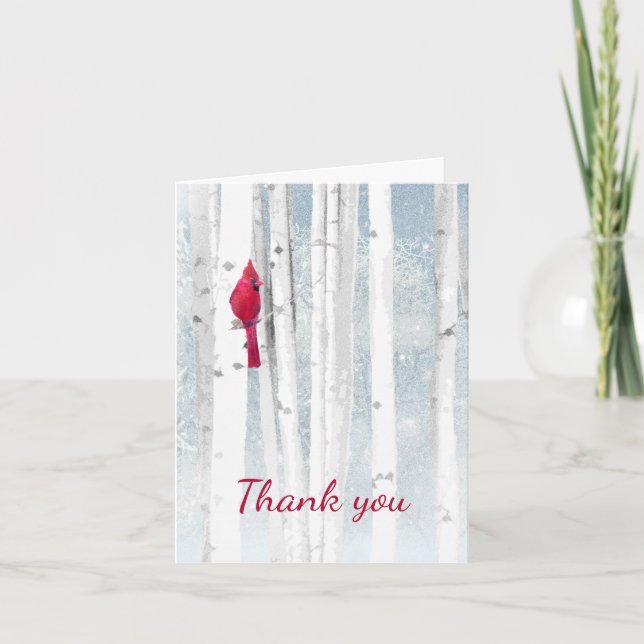 Carte Cardinal de Noël Merci d'être une telle bénédictio (Devant)