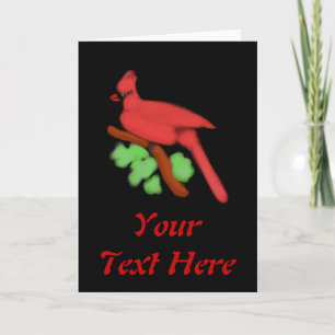 Carte Cardinal Greeting Card-Personnalisable