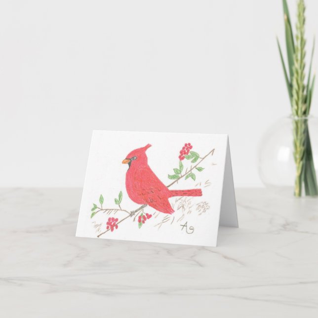 Carte Cardinal Inspirational Note Card (Devant)