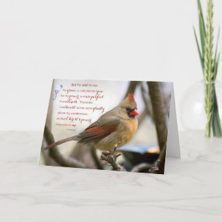 Carte cardinale d'encouragement de 12:9 de 2