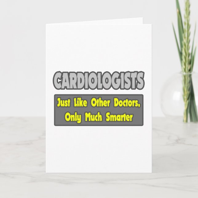 Carte Cardiologistes... plus intelligents (Devant)