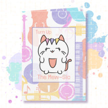 Caricature de chat mignon Anniversaire Drôle Dire