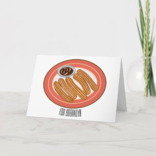 Carte Caricature de Churro