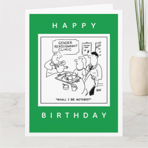 Carte Caricature de la clinique de réaffectation des sex