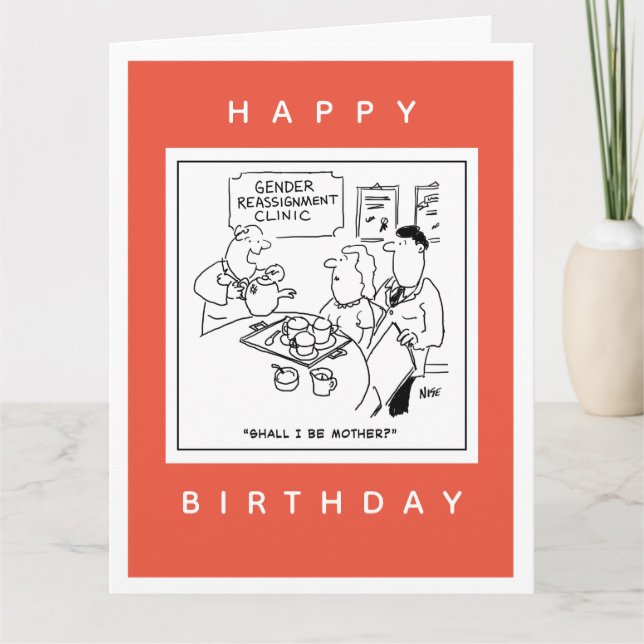 Carte Caricature de la clinique de réaffectation des sex (Devant)