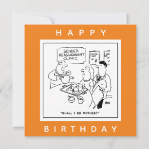 Carte Caricature de la clinique de réaffectation des sex