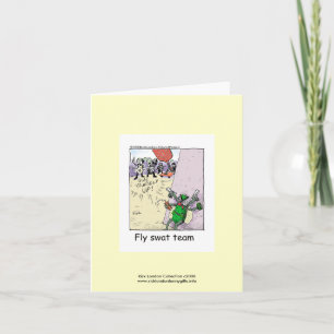 Carte Caricature de la police volée Swat équipe sur la c