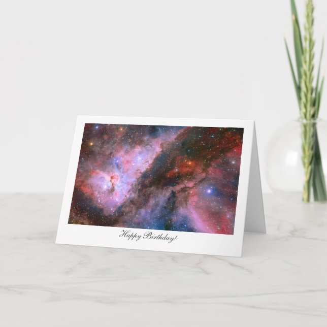 Carte Carina Nebula - Happy Birthday (Devant)