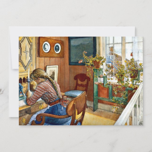 Carte Carl Larsson - Communication écrite (Devant)