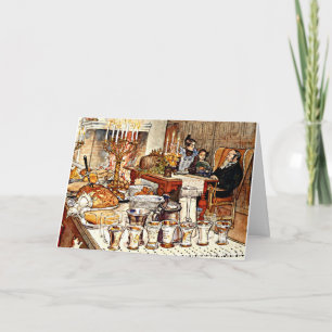 Carte Carl Larsson : Détail de Noël,