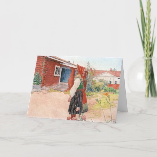 Carte Carl Larsson The Falun Accueil (Devant)