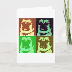 Carte carlin d'anniversaire heureux