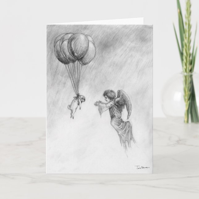 Carte Carlin et ange (Devant)