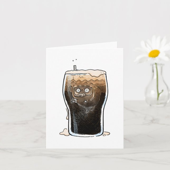 Carte carlin Pint Diver (Petite plante)