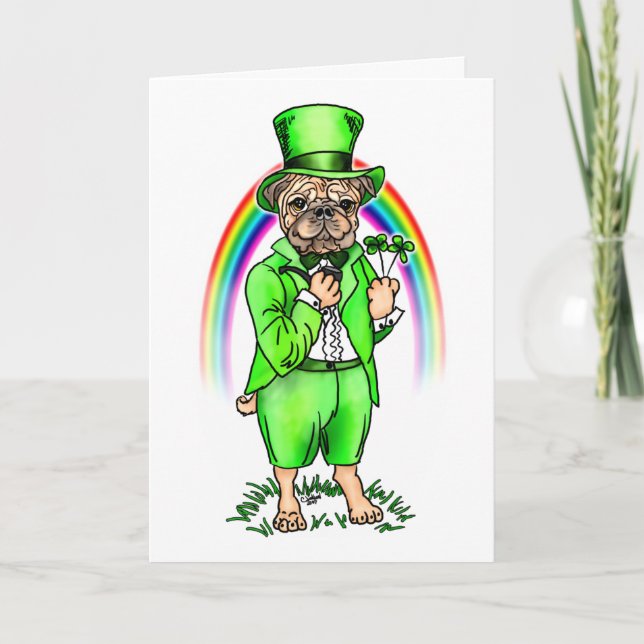 Carte Carlin St Patrick's Day Card (Devant)