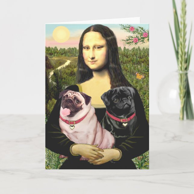 Carte Carlins (Fawn + Blk) - Mona Lisa (Devant)