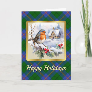 Carte Carmichael Tartan avec Robin Smas personnalisés