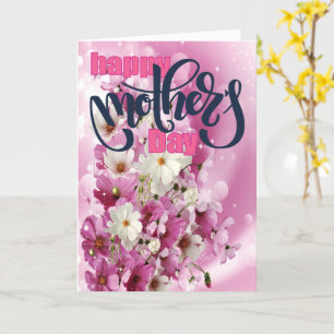 Carte Carnations HAPPY MÈRE'S DAY Card
