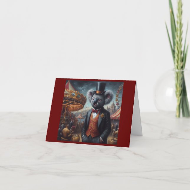 Carte Carnaval de Koala (Devant)