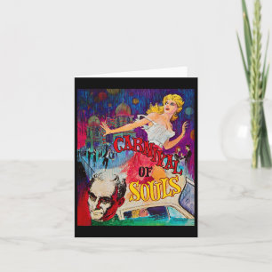 Carte Carnaval Des Âmes Halloween Monster Poster Horreur