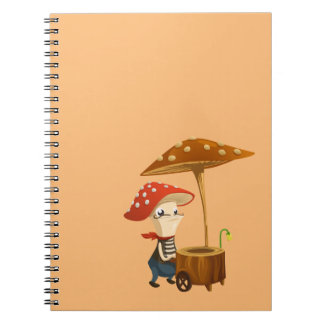 Carte Carnet de dessin pour enfant Champignons