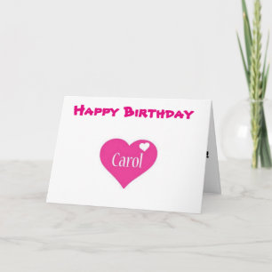 CARTE ***CAROL*** ESPÉRER QUE VOTRE ANNIVERSAIRE EST "PA