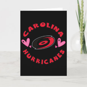 Carte Carolina Hurricanes Cœurs de la Saint-Valentin Nhl