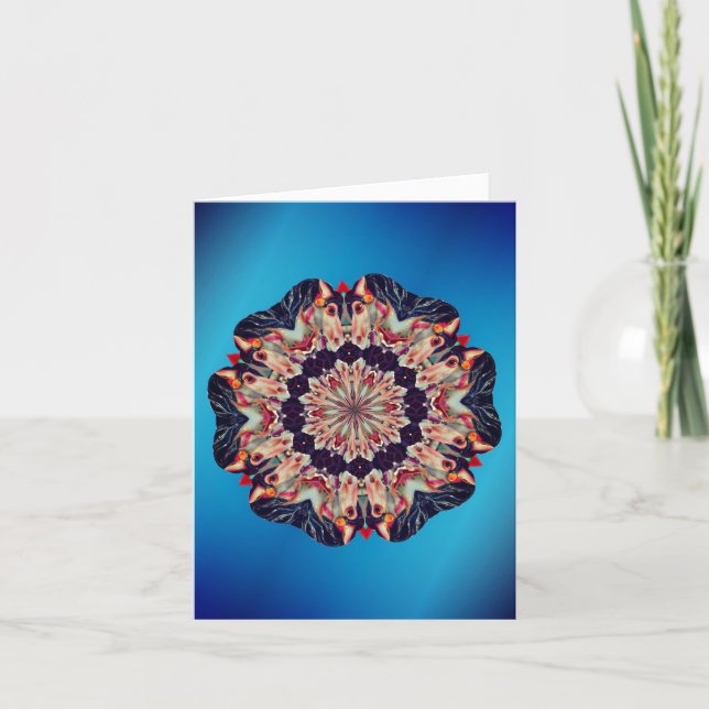 Carte Carousel Horse Abstract Art Note (Devant)