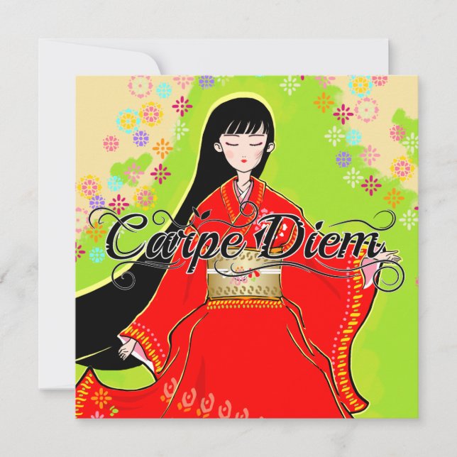 Carte Carpe Diem Maiko (Devant)