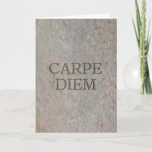 Carte Carpe Diem Stone (Devant)