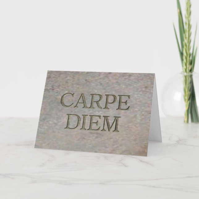 Carte Carpe Diem Stone (Devant)