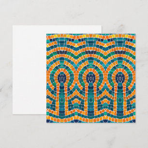 Carte Carré de 5,25 po MOSAIC ICONS D'OR