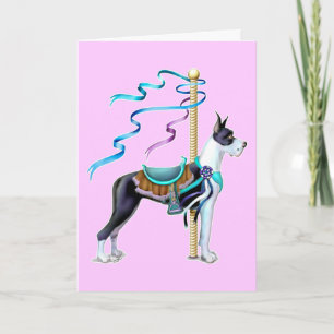 Carte Carrousel Great Dane Mantle - Customisé