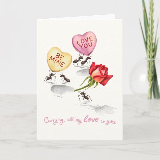 Carte Carrying all my Love to you (Devant)