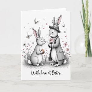 Carte Carte-cadeau Bouquet d'amour de Pâques