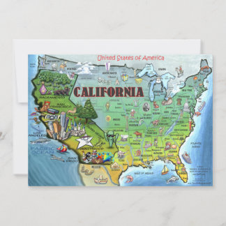 Carte Carte California USA