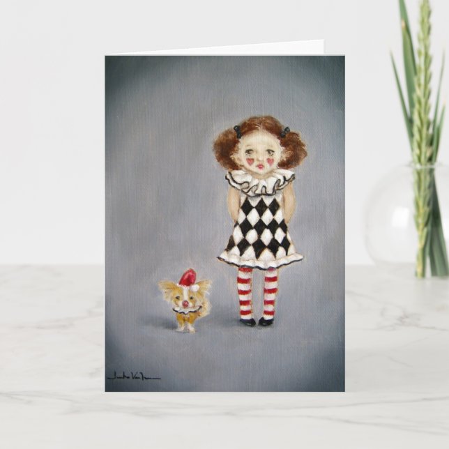 Carte Carte/carte clown d'amis (Devant)