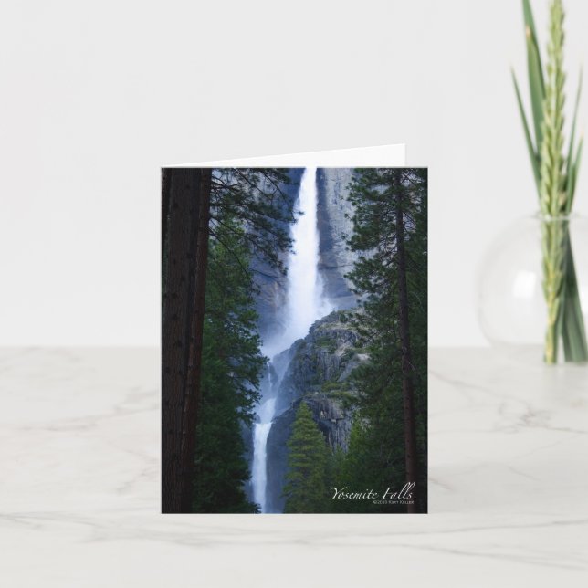 Carte carte_des_chutes_de_Yosemite (Devant)