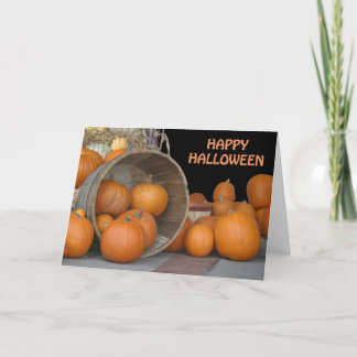 Carte Carte, "Happy Halloween Citrouilles"