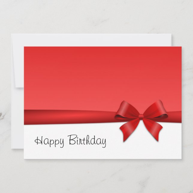 Carte Carte postale Boucle joyeux anniversaire (Devant)