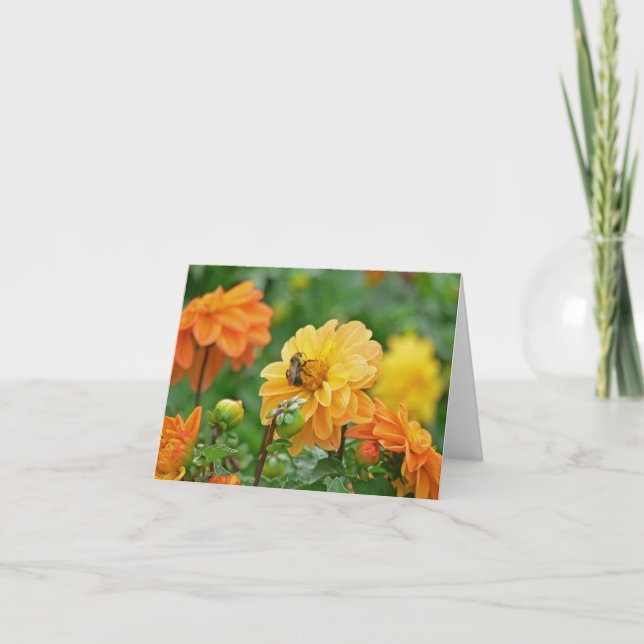 CARTE "CARTE POUR NOTES FLORAL" (PHOTO) (Devant)