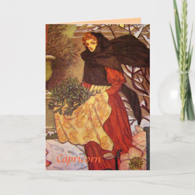 Carte Carte-symbole Astrologie "Capricorn" (Devant)