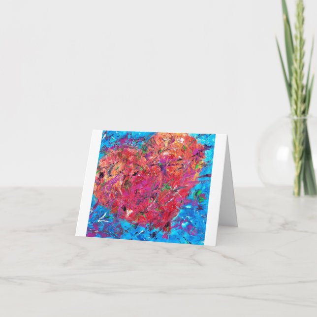Carte Cartes cardiaques Abstraites (Devant)