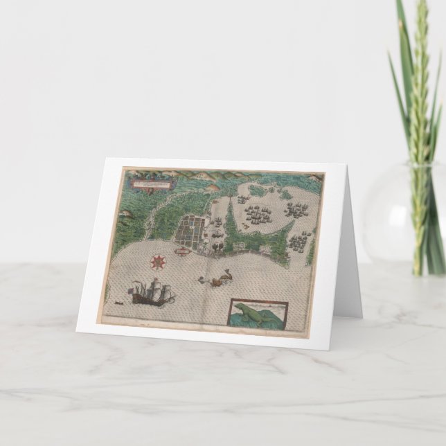 Carte Carthagène, favori des pirates (Devant)