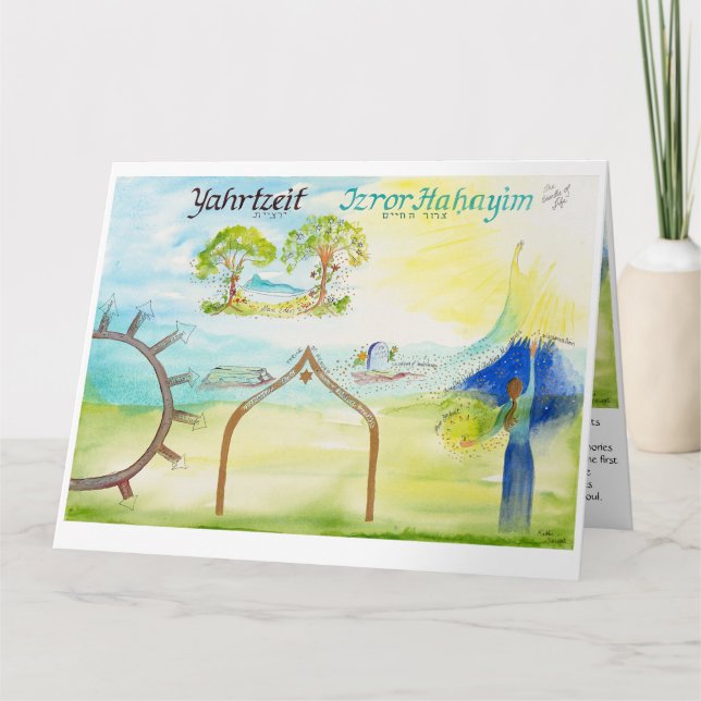 Carte Cartographie du voyage ; Yahrzeit (Devant)