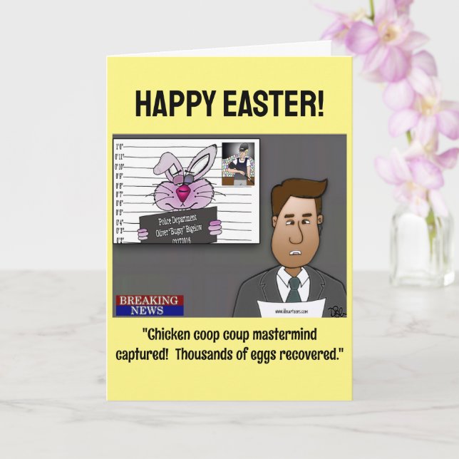 Carte Carton Jaune de Maître de Coup de Coop de Poules (Orchidée)