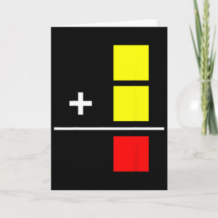 Carte Carton jaune rouge Football Arbitre Drôle Règles 
